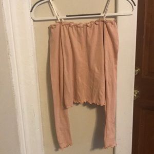 Forever 21 off the shoulder long sleeve